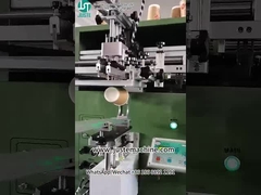 JST-R300 Screen Printer Printing Logo for Paper Cup