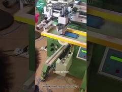 Τυπωτής με καμπύλη οθόνη εκτύπωση λογότυπο για μια φορά δοχείο