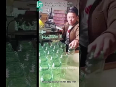 Τυπωτής με καμπύλη οθόνη Τύπωση λογότυπο για γυάλινο μπουκάλι φλιτζάνι